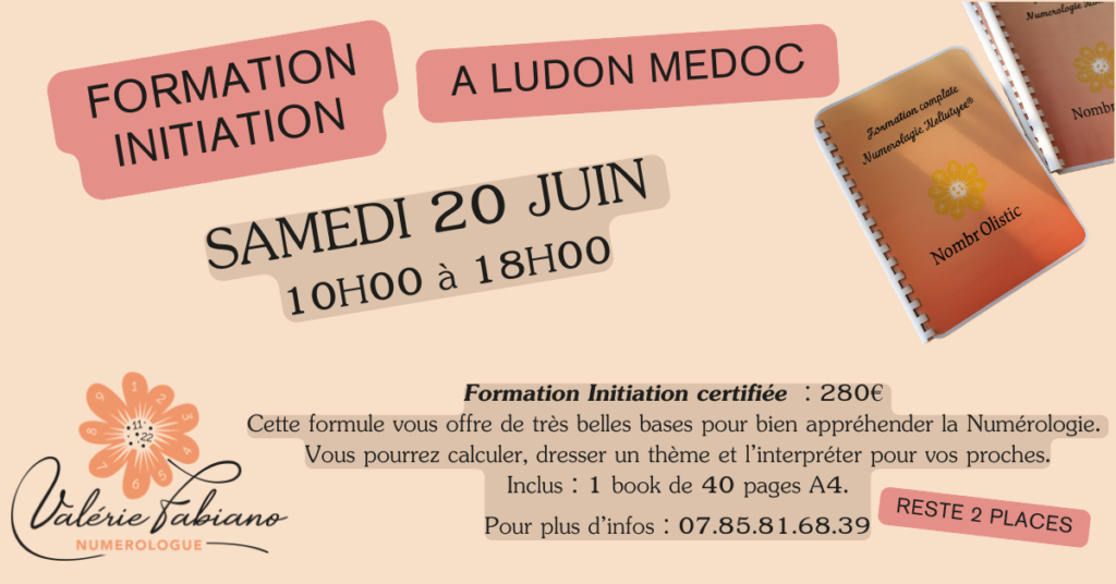 Formation le 20 juin 2026
